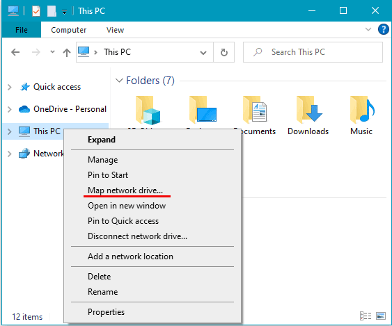 Connexion d'un NAS sous Windows Connexion d'un NAS sous Windows