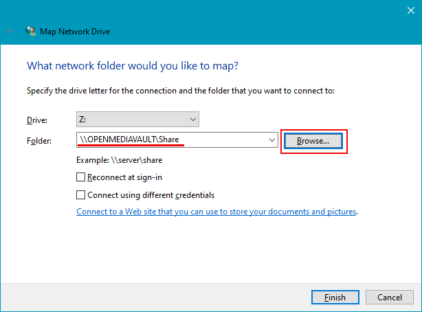NAS en tant que lecteur réseau sous Windows NAS en tant que lecteur réseau sous Windows